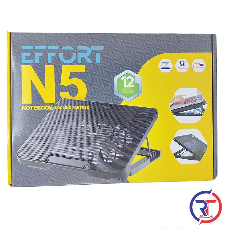 پایه خنک کننده لپتاپ ایفورت مدل N5