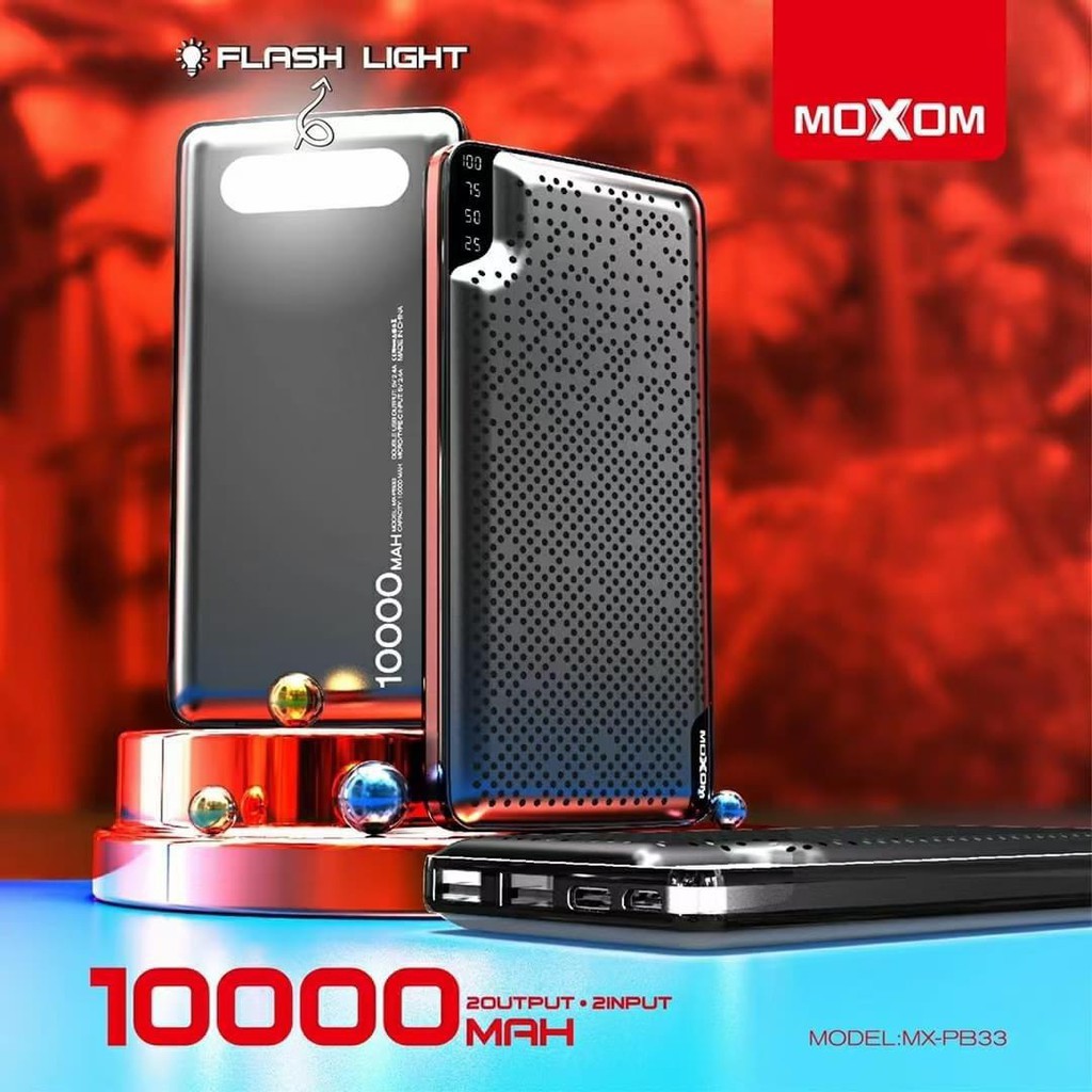پاوربانک موکسوم مدل MX-PB33 با ظرفیت 10000 میلی آمپر
